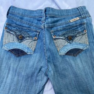 Worn pair of Frankie b jeans. Message me for questions